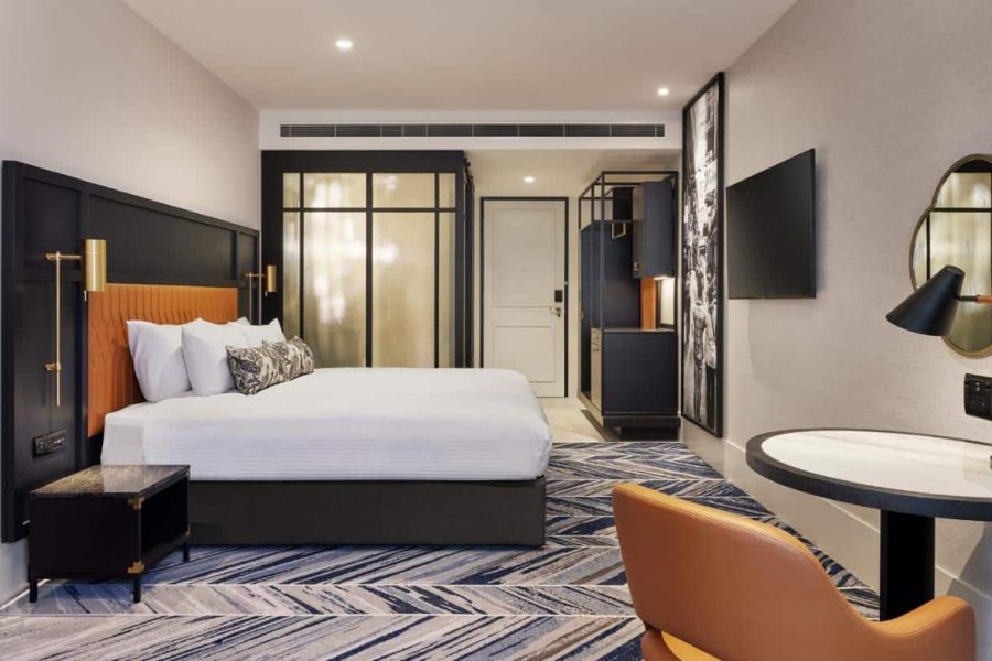 Medistays STA wheelchair accessible melbourne bedroom