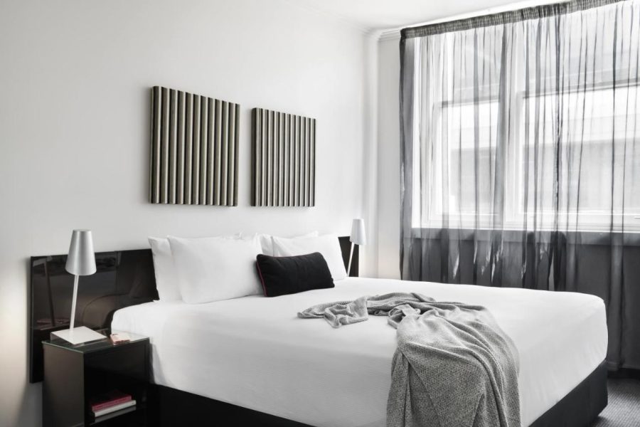 MediStays Punthill Apartment Hotel Flinders Lane Hospital Accommodation Bedroom