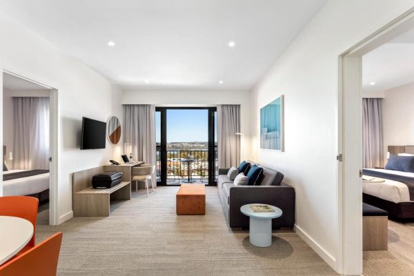 Medistays MTA wheelchair accessible joondalup bedroom