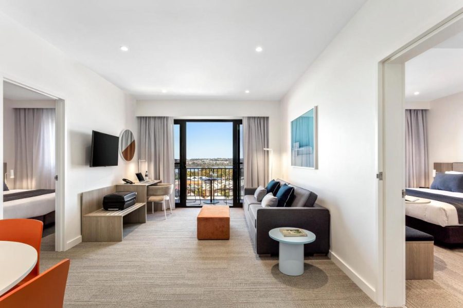 Medistays MTA wheelchair accessible joondalup bedroom